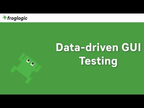 Data-driven GUI Testing