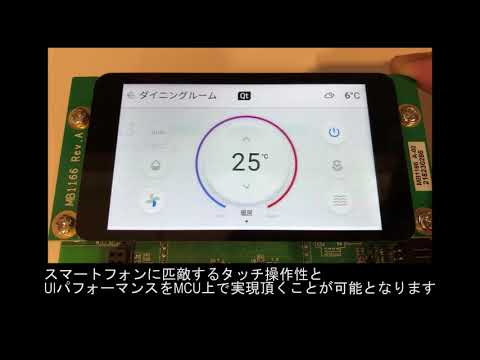 MCU on uITRON Demo - The Qt Company Japan