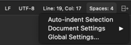 qtc16indenttoolbar